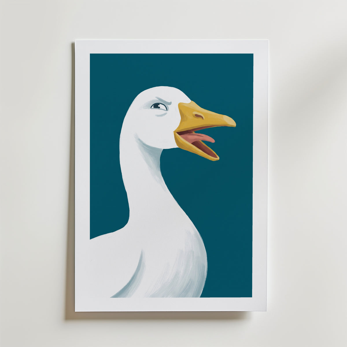 Loud Goose Poster – med passepartout
