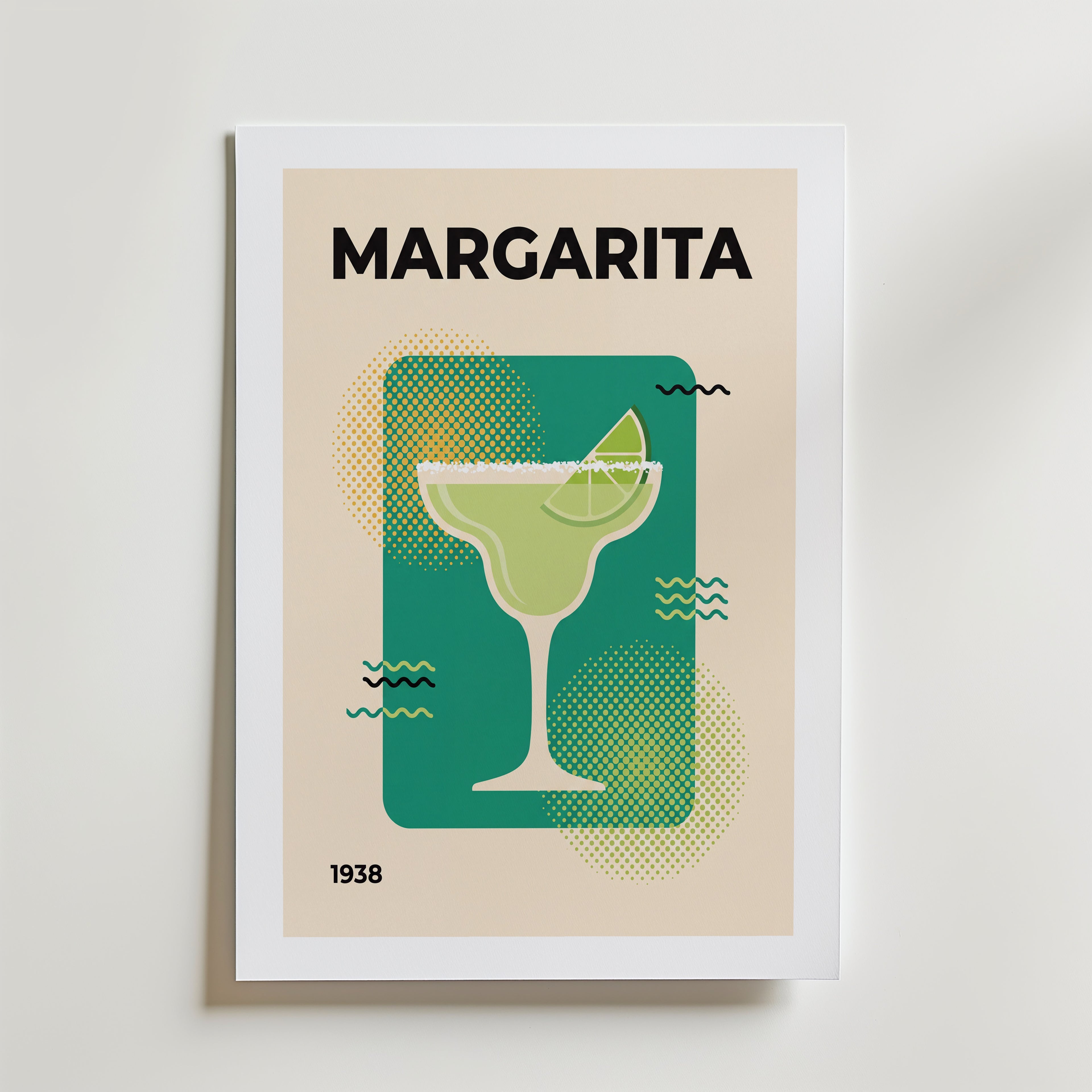 Margarita Poster – med passepartout