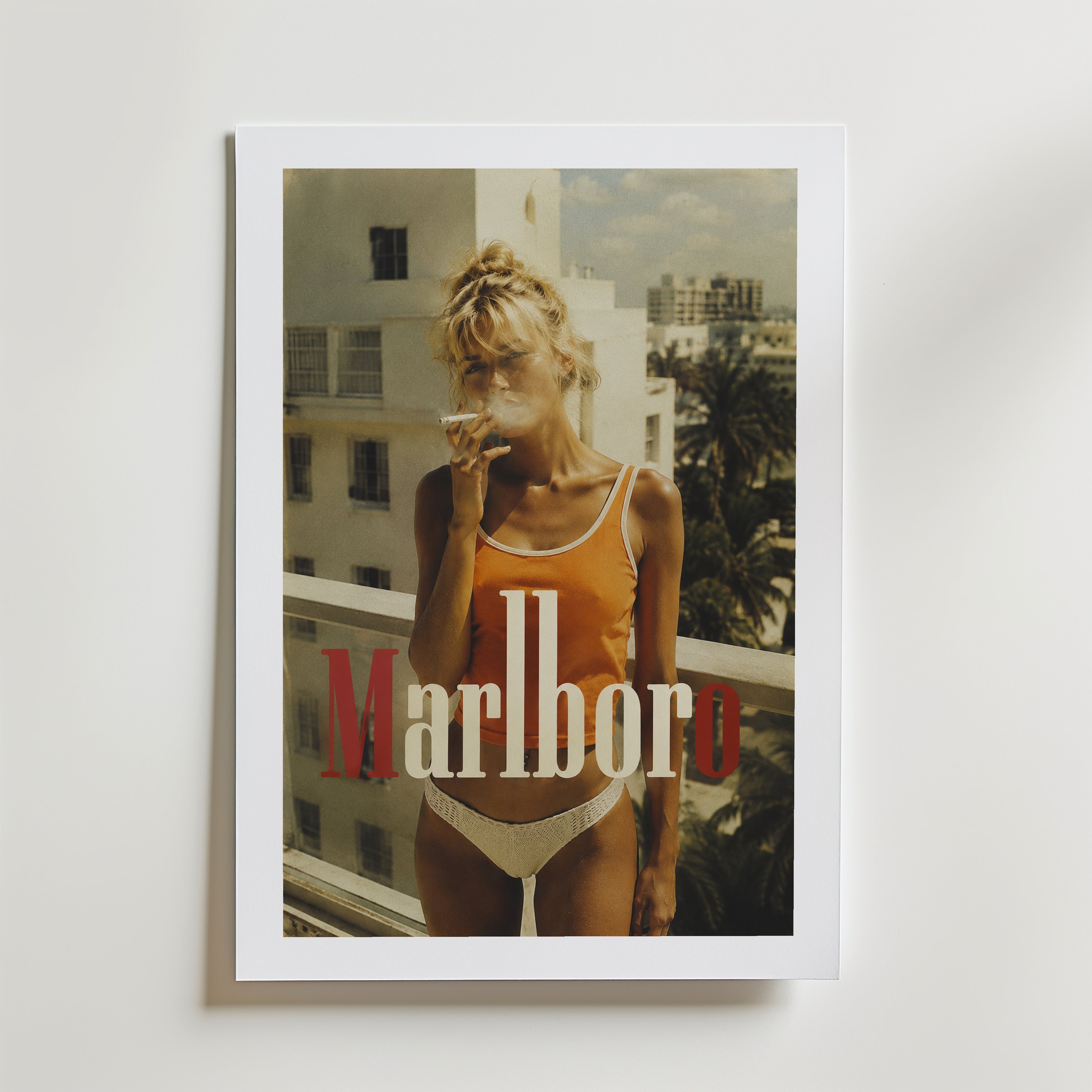 Marlboro Poster – med passepartout
