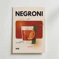 Negroni Poster – canvas utan passepartout