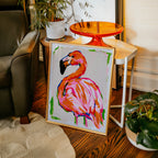 Neon Flamingo Poster – i rum 2