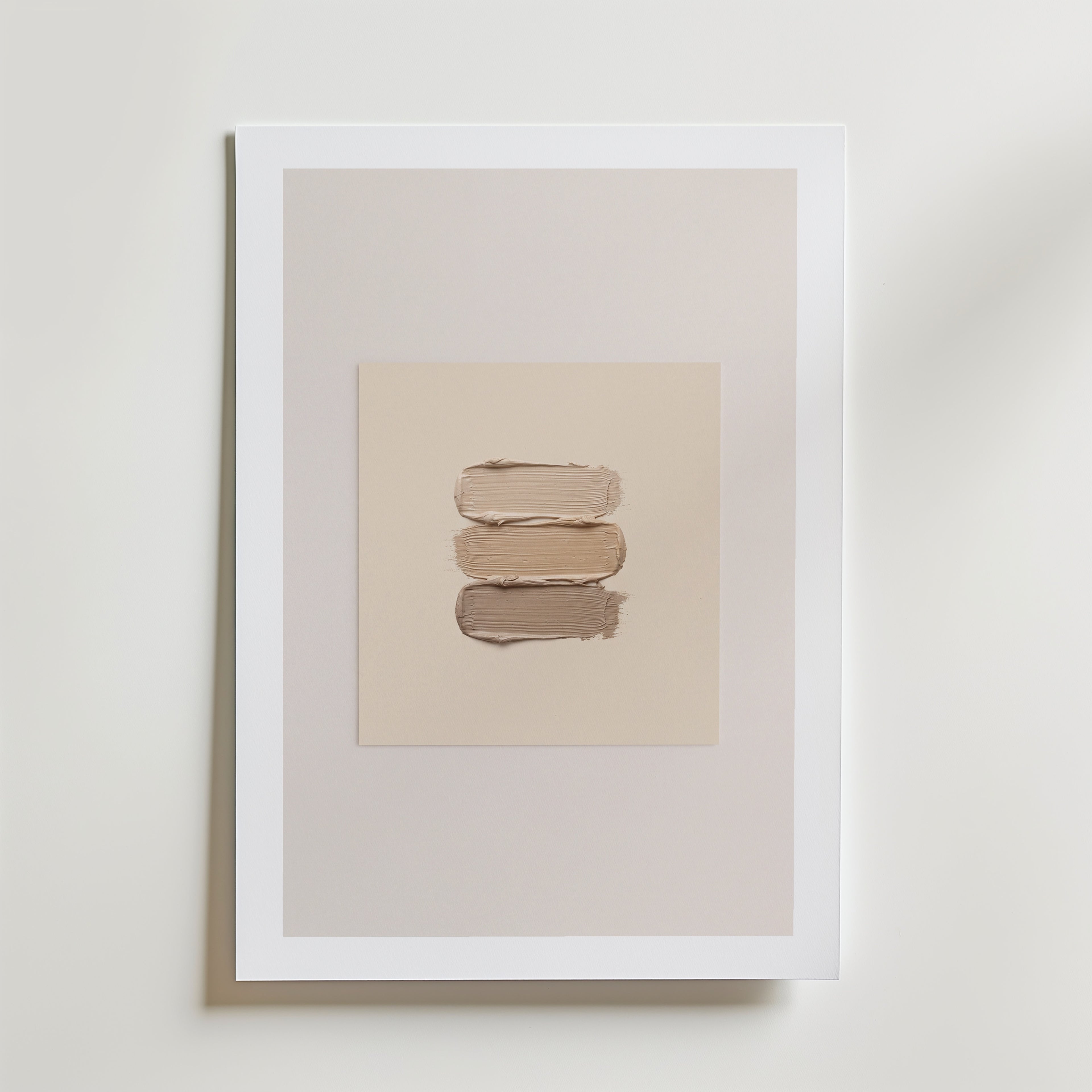 Oat Bands Poster – med passepartout