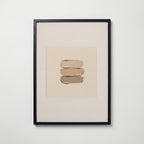 Oat Bands Poster – svart ram