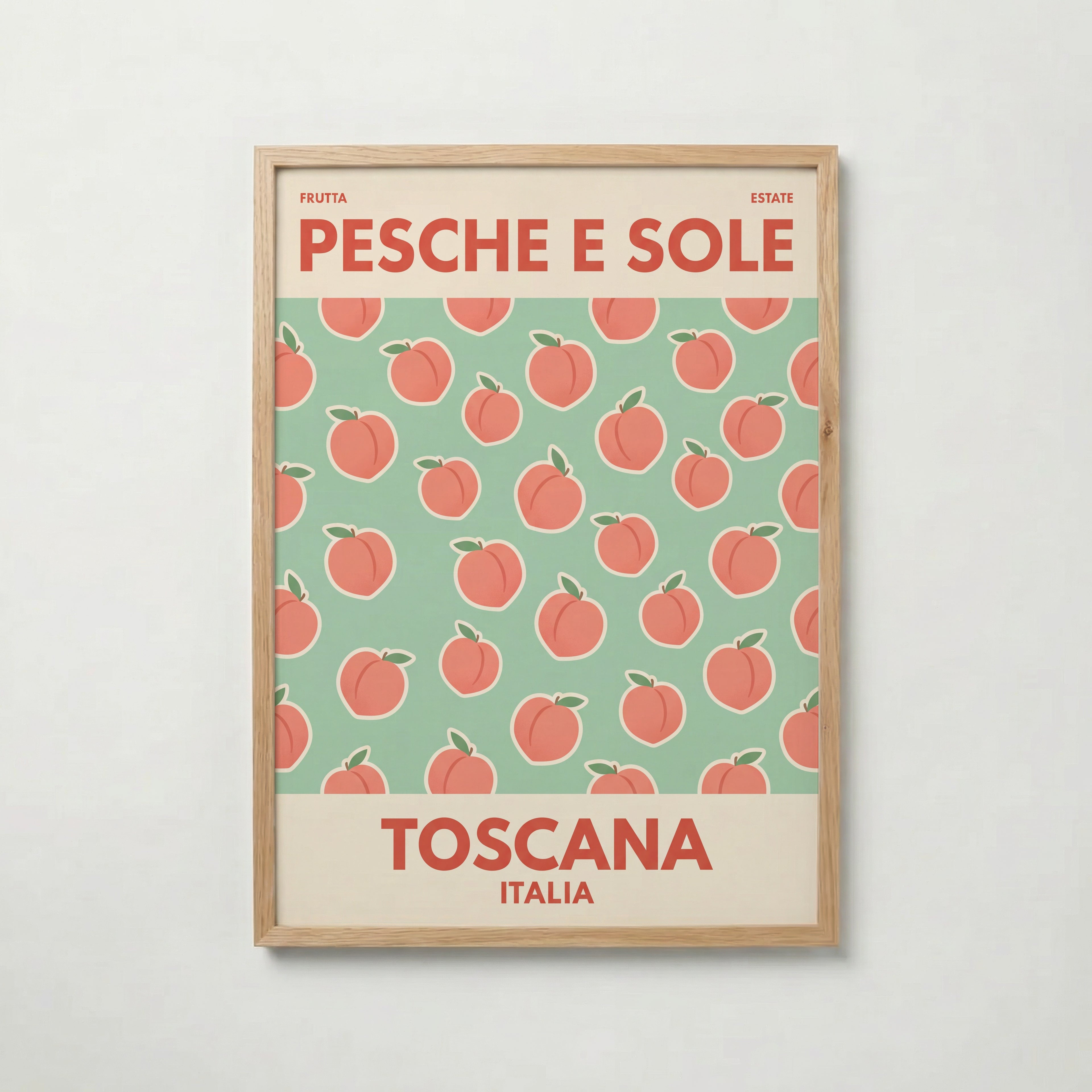 Tuscan Peaches Poster – ekram