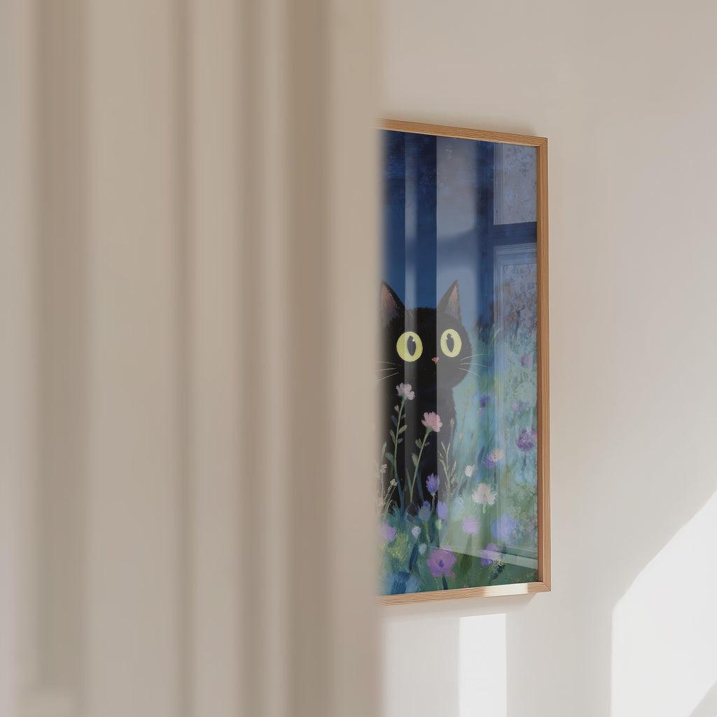 Blue Hour Cat Poster – väggvideo