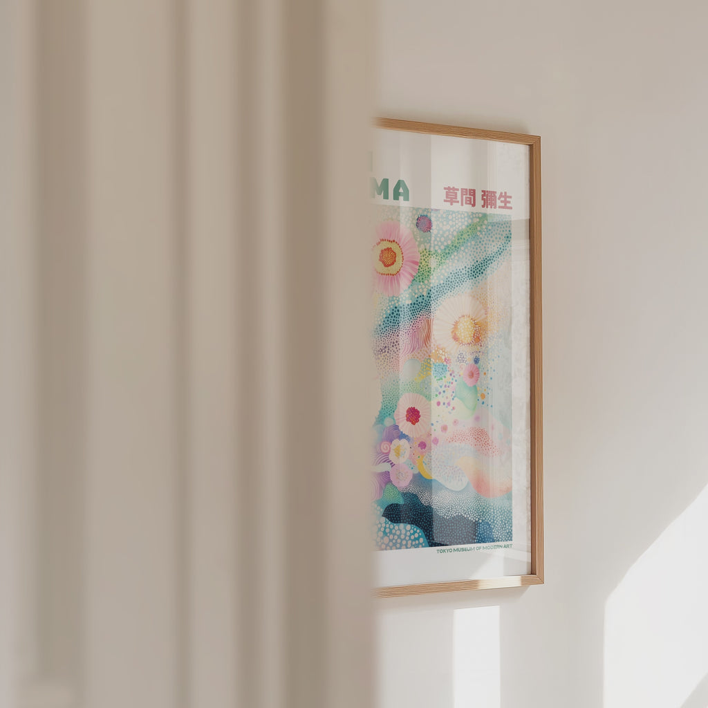Yayoi Kusama Ethereal Bloom Poster