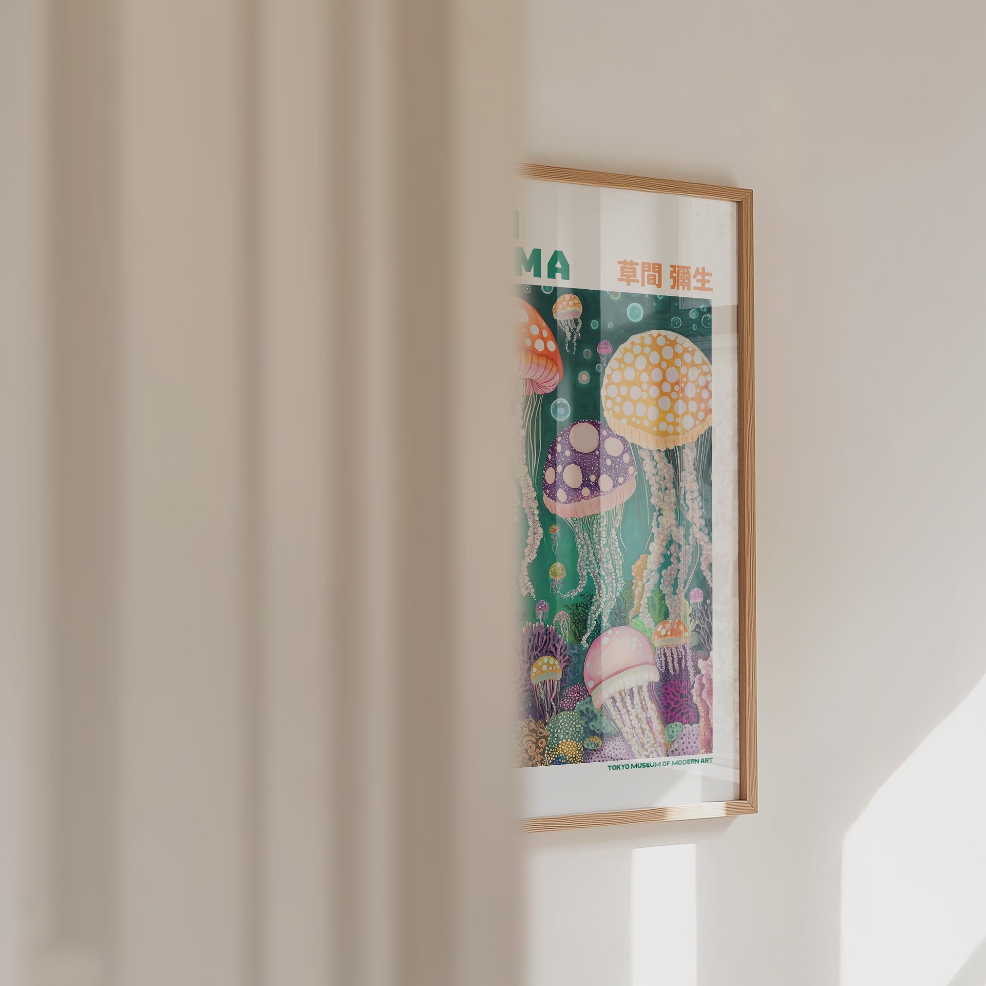 Yayoi Kusama Deep Sea Jellyfish Symphony Poster