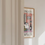 Spaghetti Comfort Cat Poster