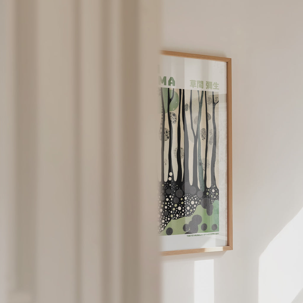 Yayoi Kusama Whispering Forest Poster