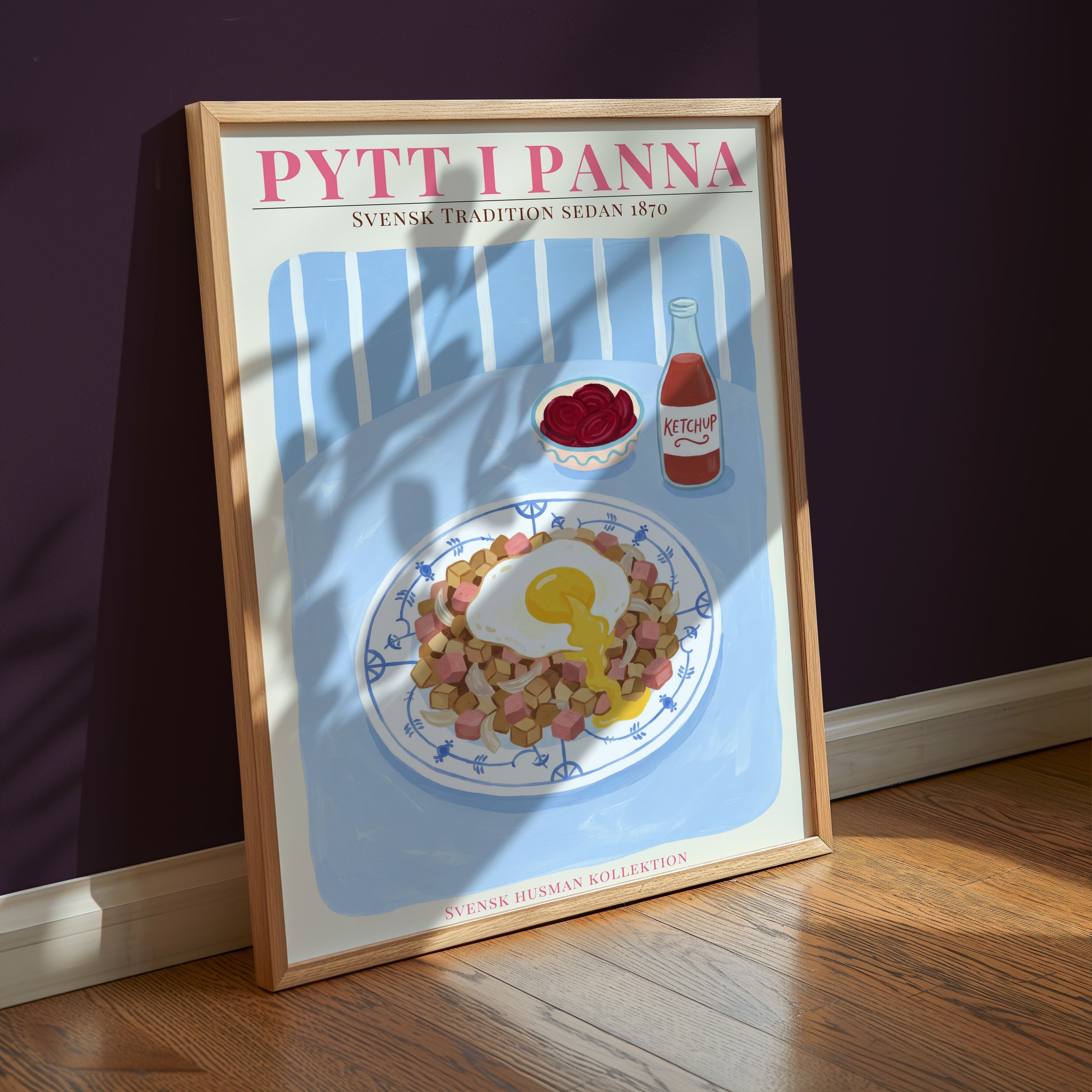 Pytt i Panna poster i inredningsmiljö från Bozetto i hög kvalitet