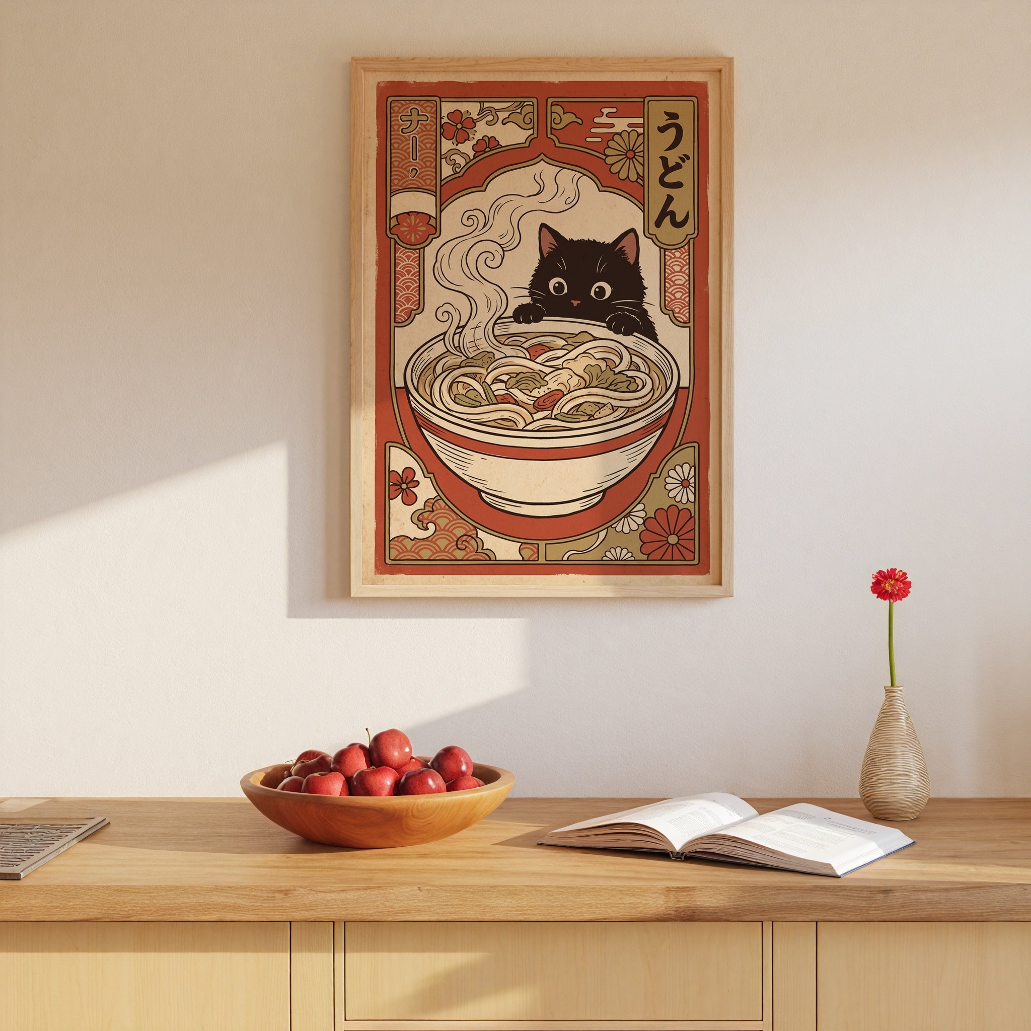 Ramen Cat Poster – i rum 3