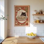 Ramen Cat Poster – i rum 4