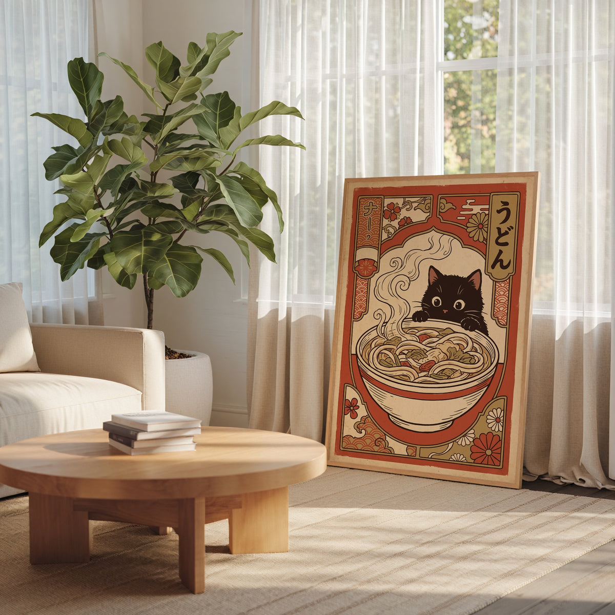 Ramen Cat Poster – i rum 5
