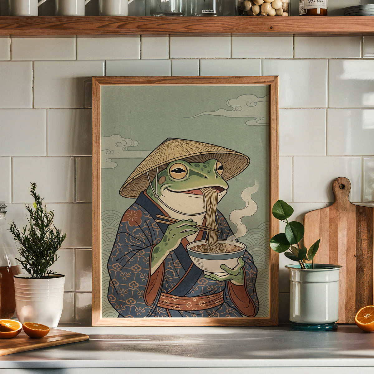 Ramen Frog Poster – i rum 3