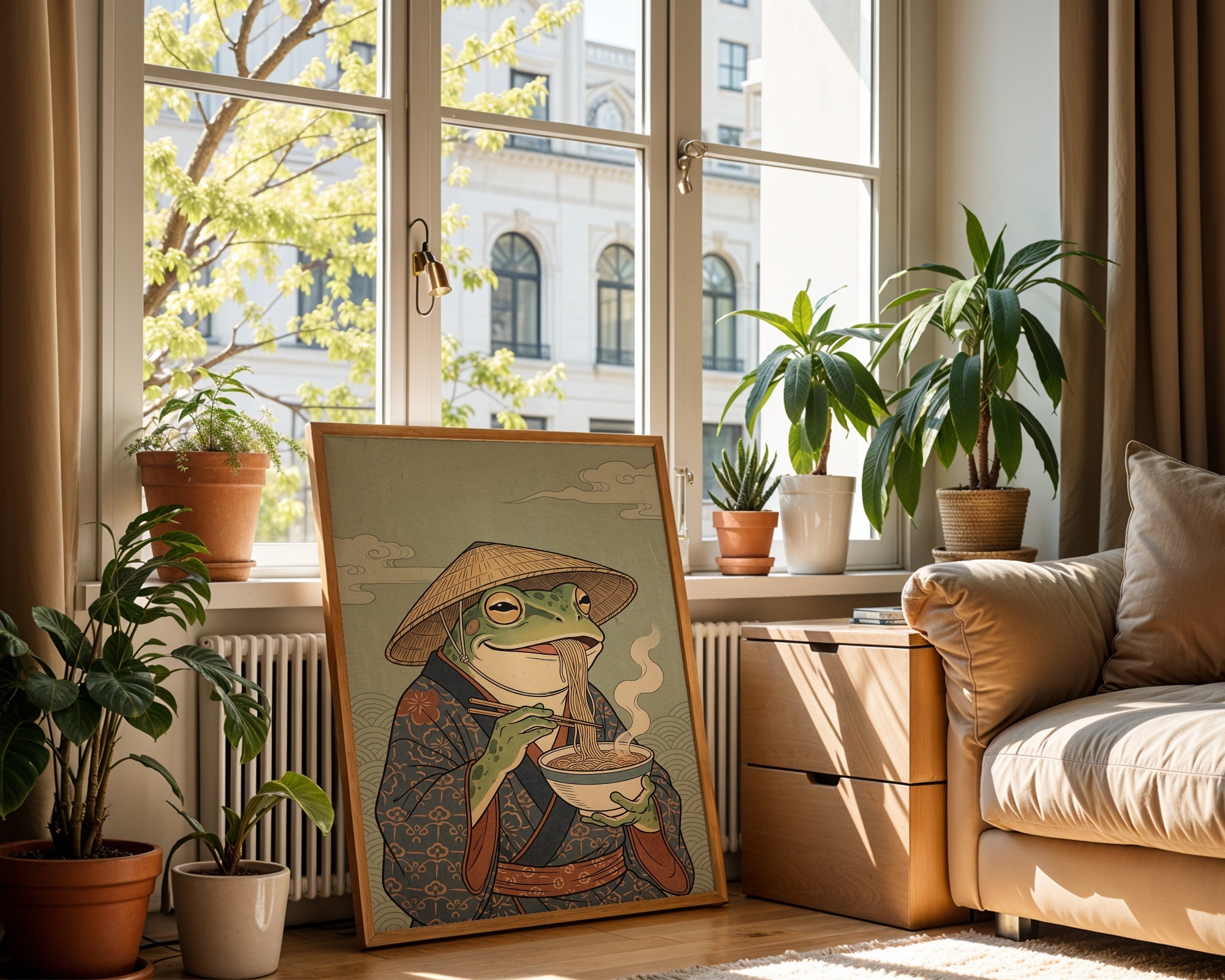 Ramen Frog Poster – i rum 4