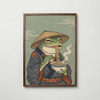Ramen Frog Poster – valnötsram