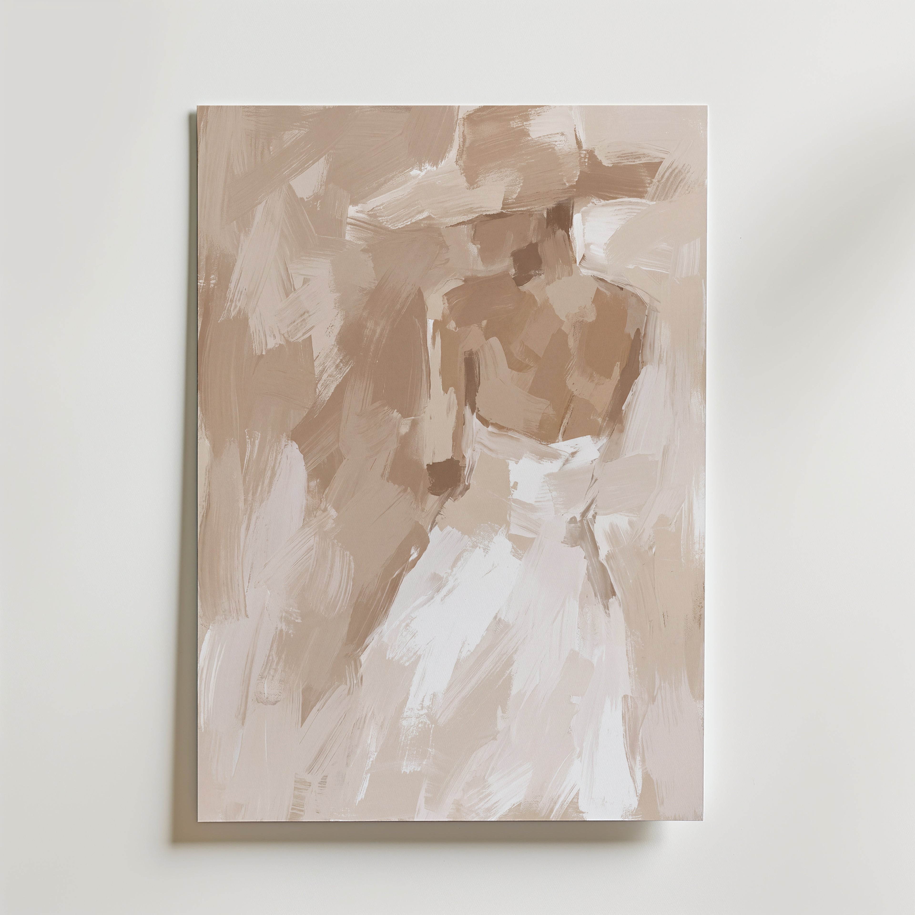 Soft Silhouette Poster – canvas utan passepartout