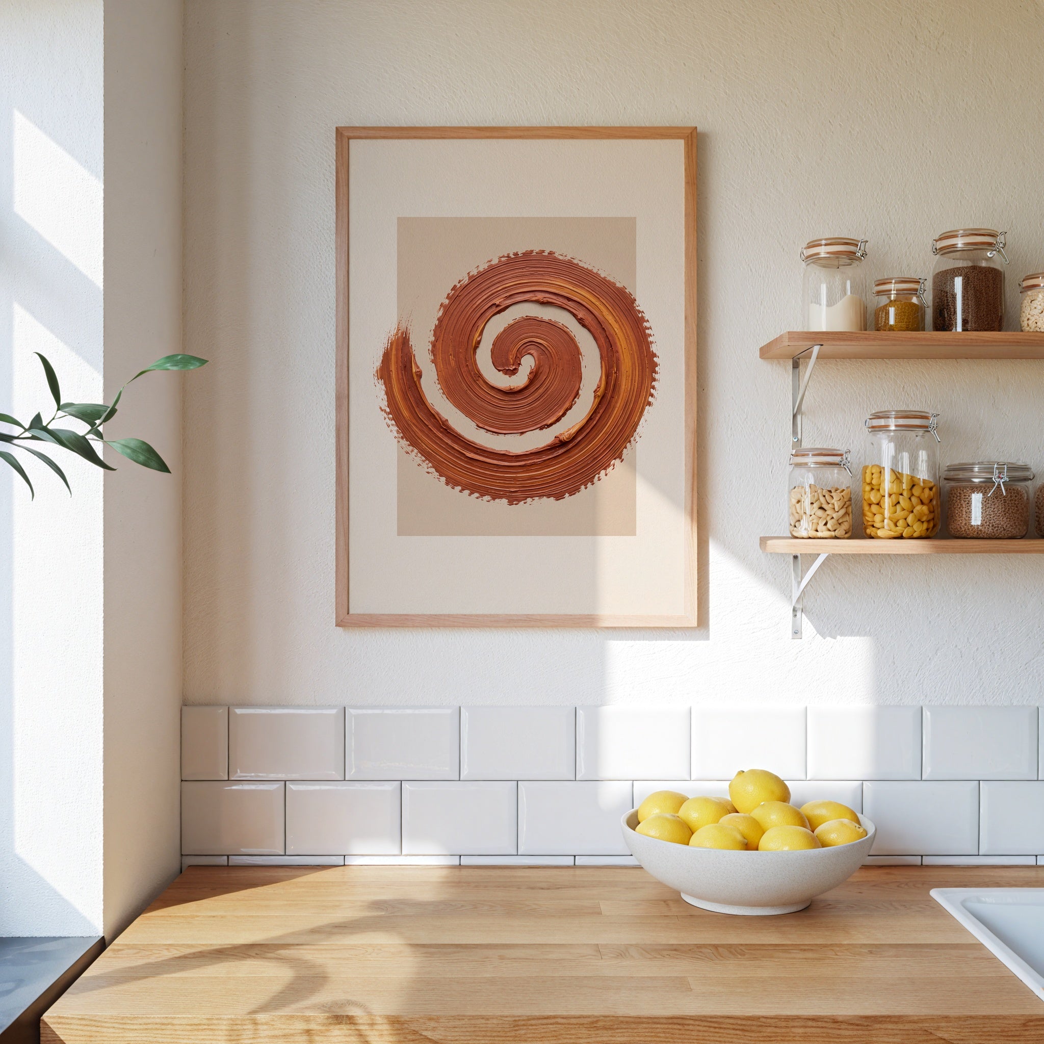 Terracotta Spiral Poster – i rum 4