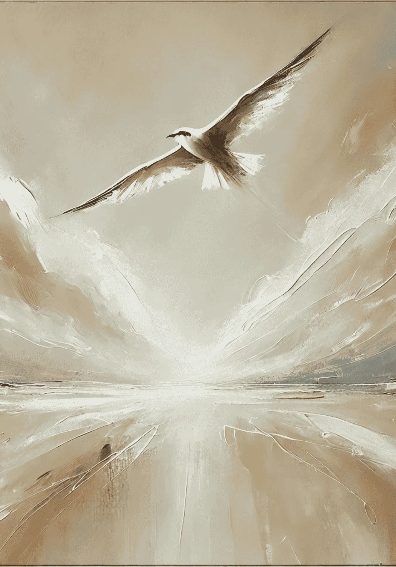 Wings of Silence – affisch med snyggt motiv, köp enkelt hos Bozetto i flera storlekar