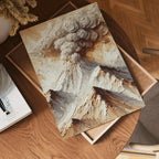 Abstract Volcanic Explosion Poster – poster på vägg inredning