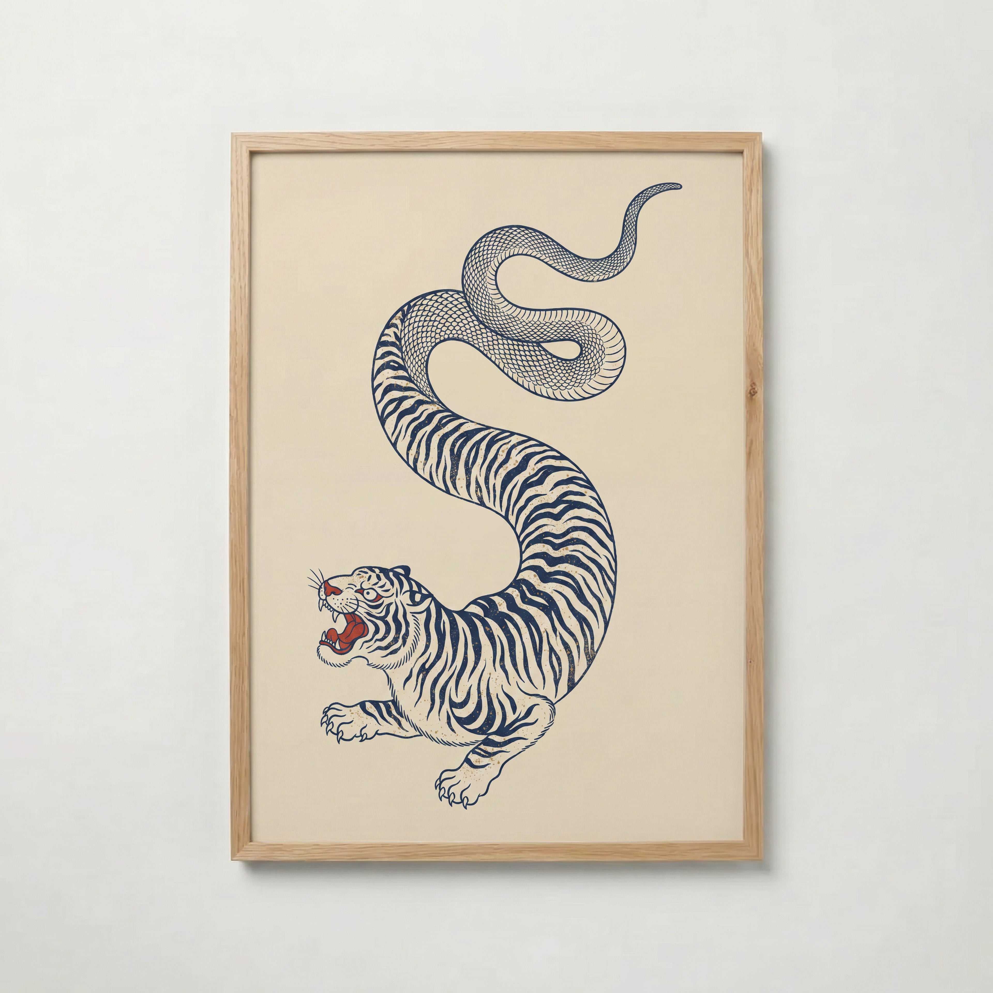 Tiger Serpent I Poster – ekram