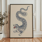 Tiger Serpent I Poster – i rum 1