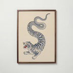 Tiger Serpent I Poster – valnötsram
