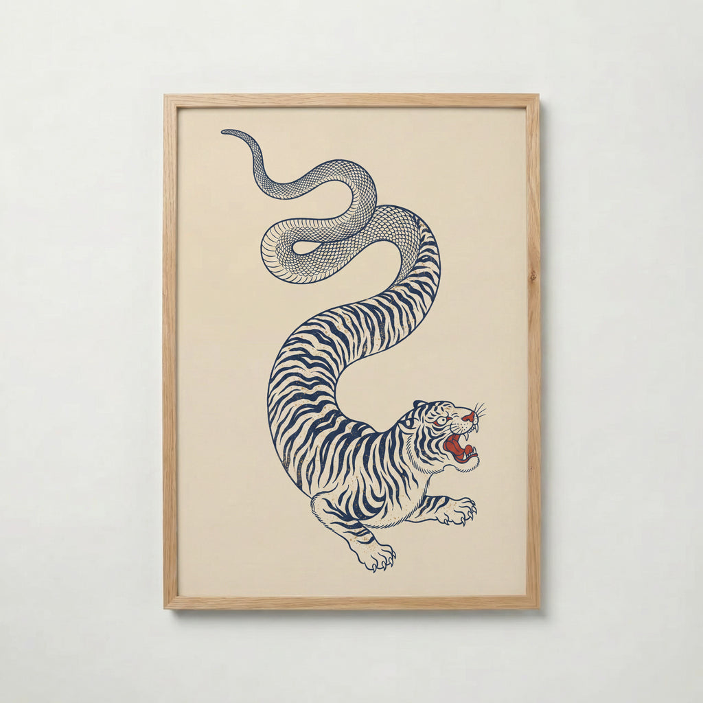 Tiger Serpent II Poster – ekram