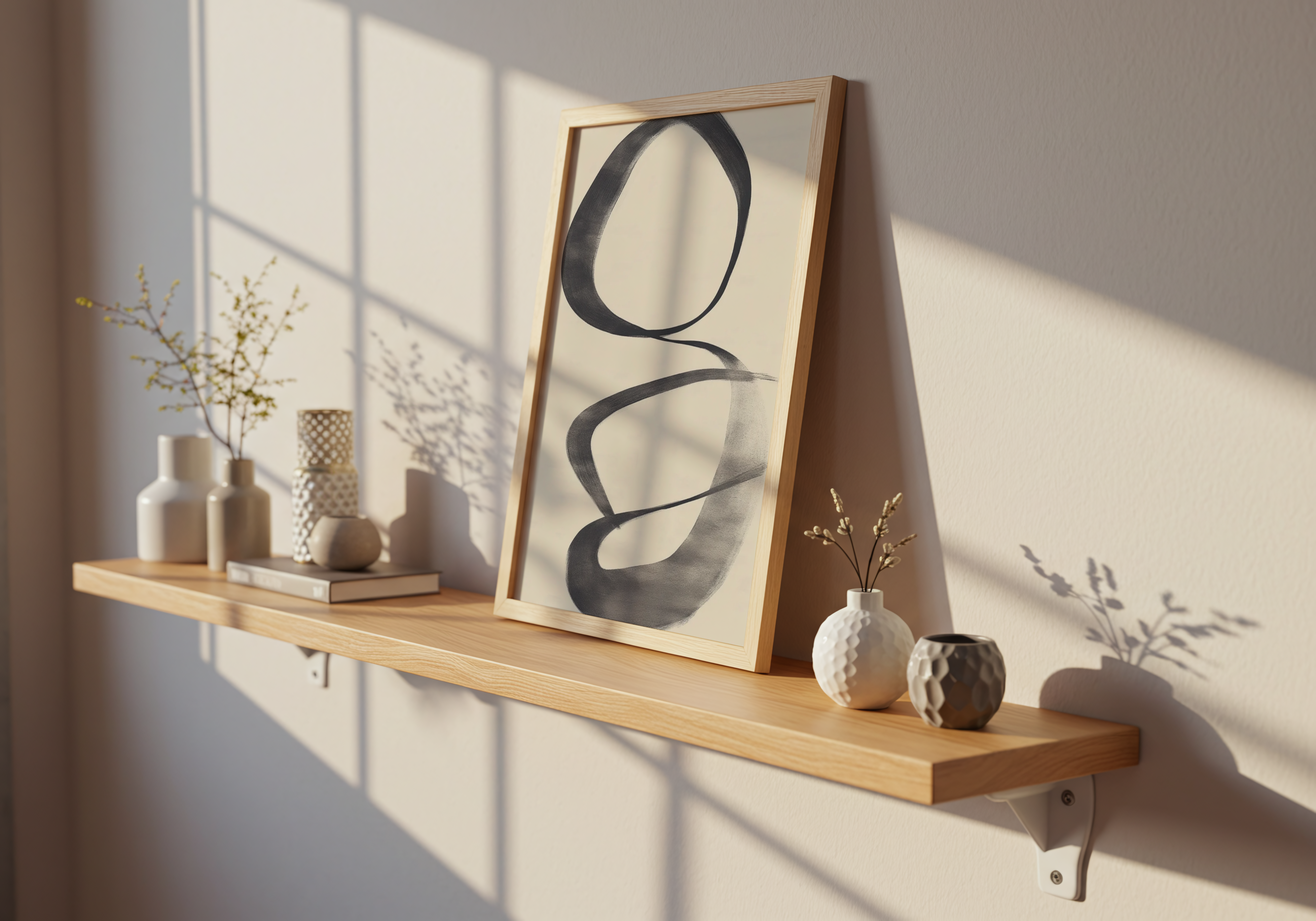 Fluid Curves Poster – poster på vägg inredning