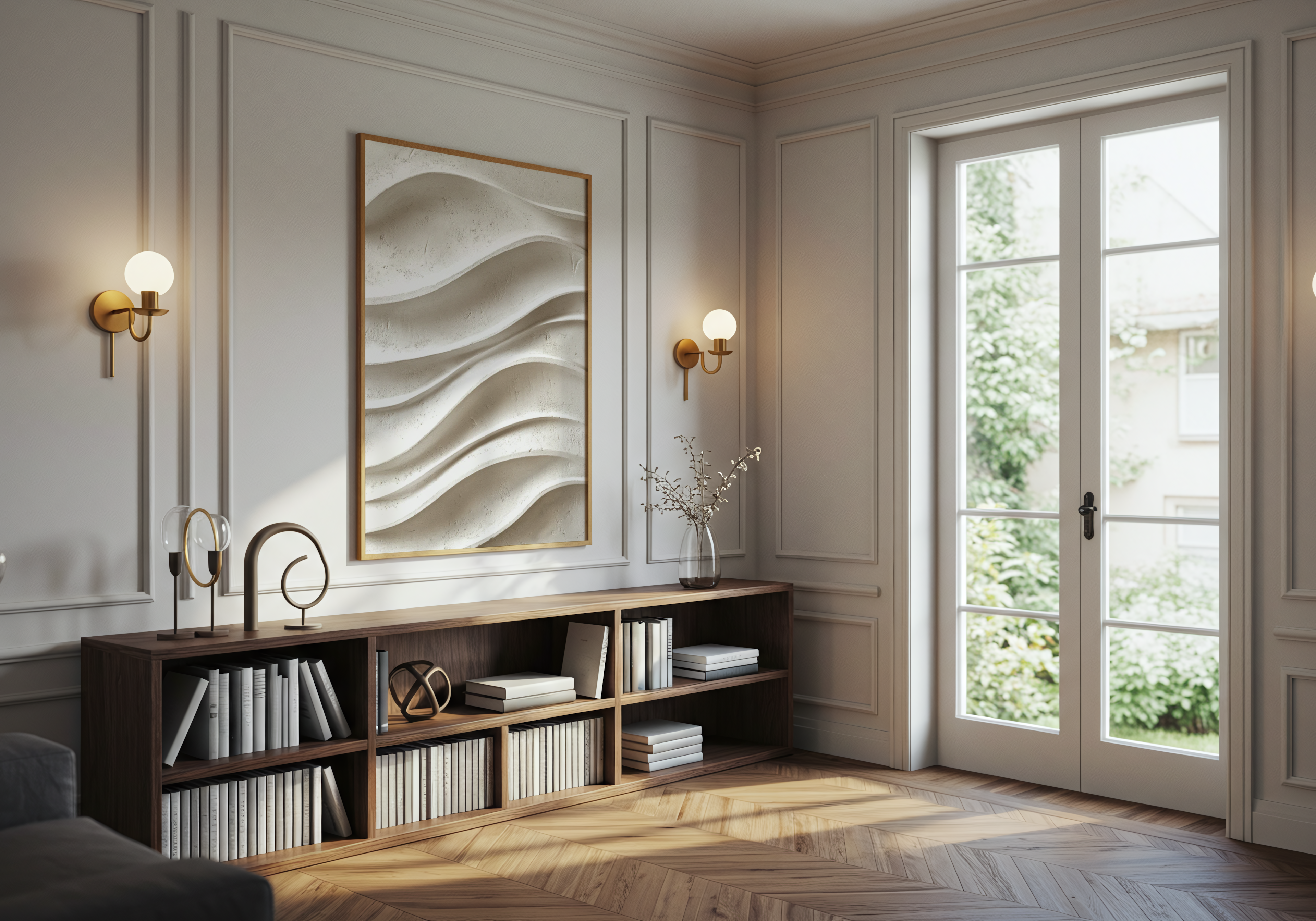 Flowing Silence Poster – poster på vägg inredning