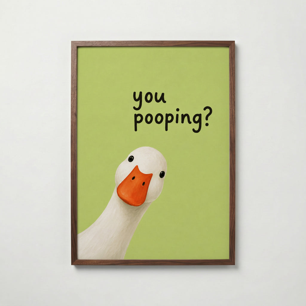 You Pooping Poster – valnötsram